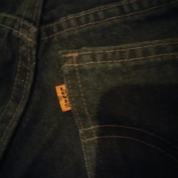 Levi's 565 Kids Dark Green Jeans • 9 Slim • Wide Leg - Picture 8 of 8